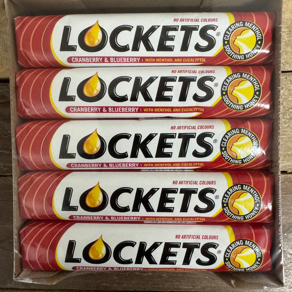 Locket Bon 20x Lockets Cranberry & Blueberry Packs (20x41g) & Low Price Foods Ltd
