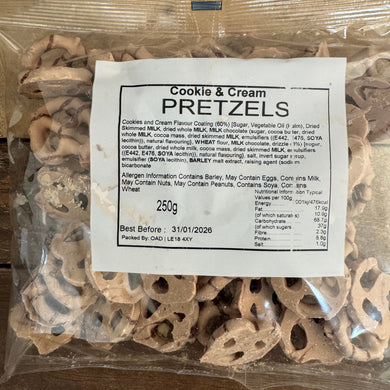 Low Price Cookies & Cream Coated Broken Pretzels
