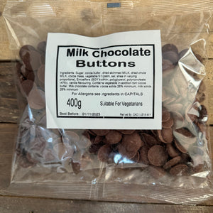 Low Price Milk Chocolate Buttons Mis-Shapes 400g