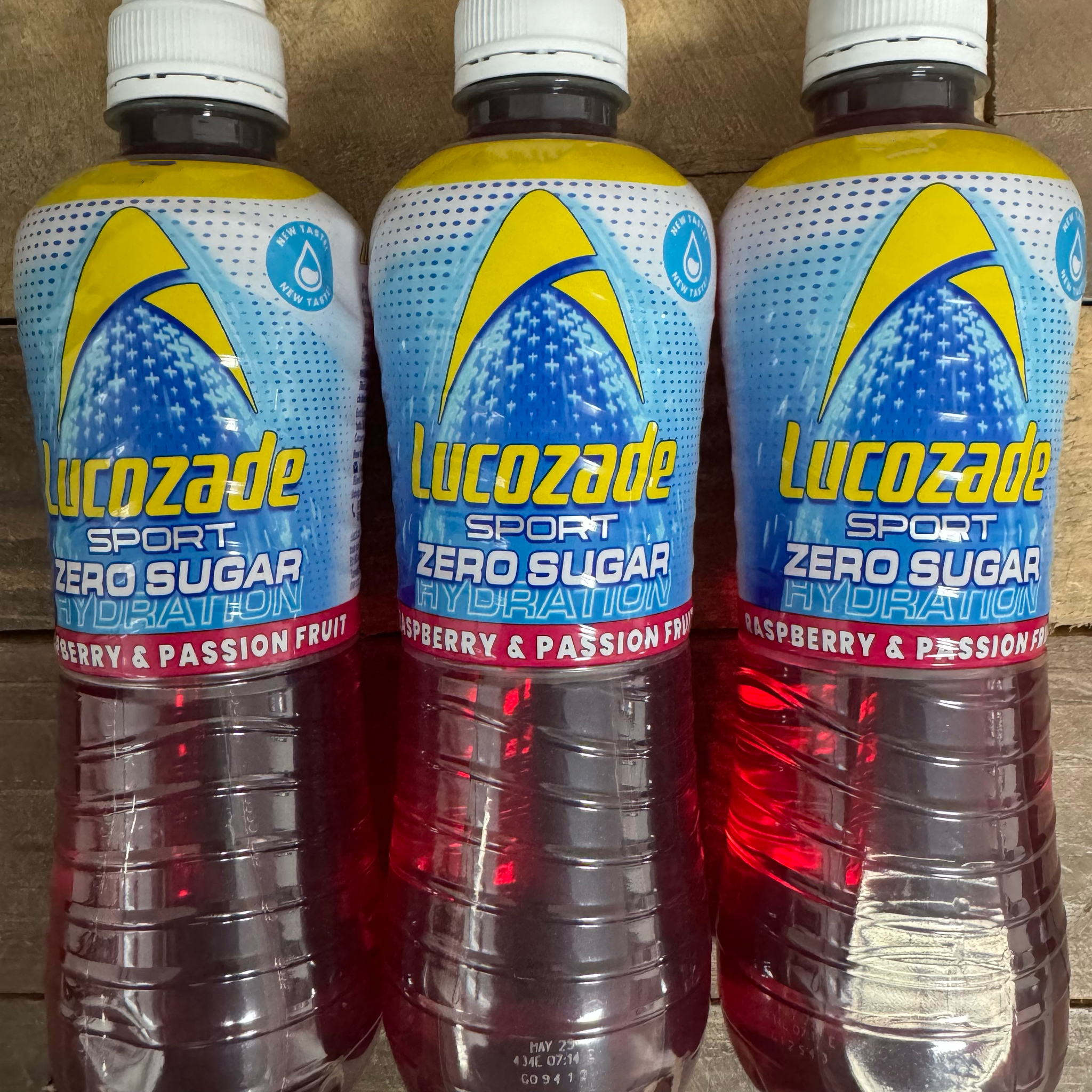 Sport Zero Raspberry 6x Lucozade Sport Zero Raspberry & Passion Fruit Bottles (6x500ml ...