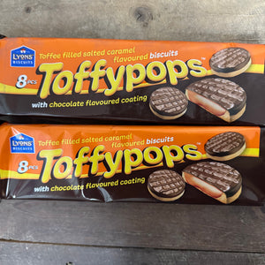 Lyons Toffypops Salted Caramel Filled Biscuits