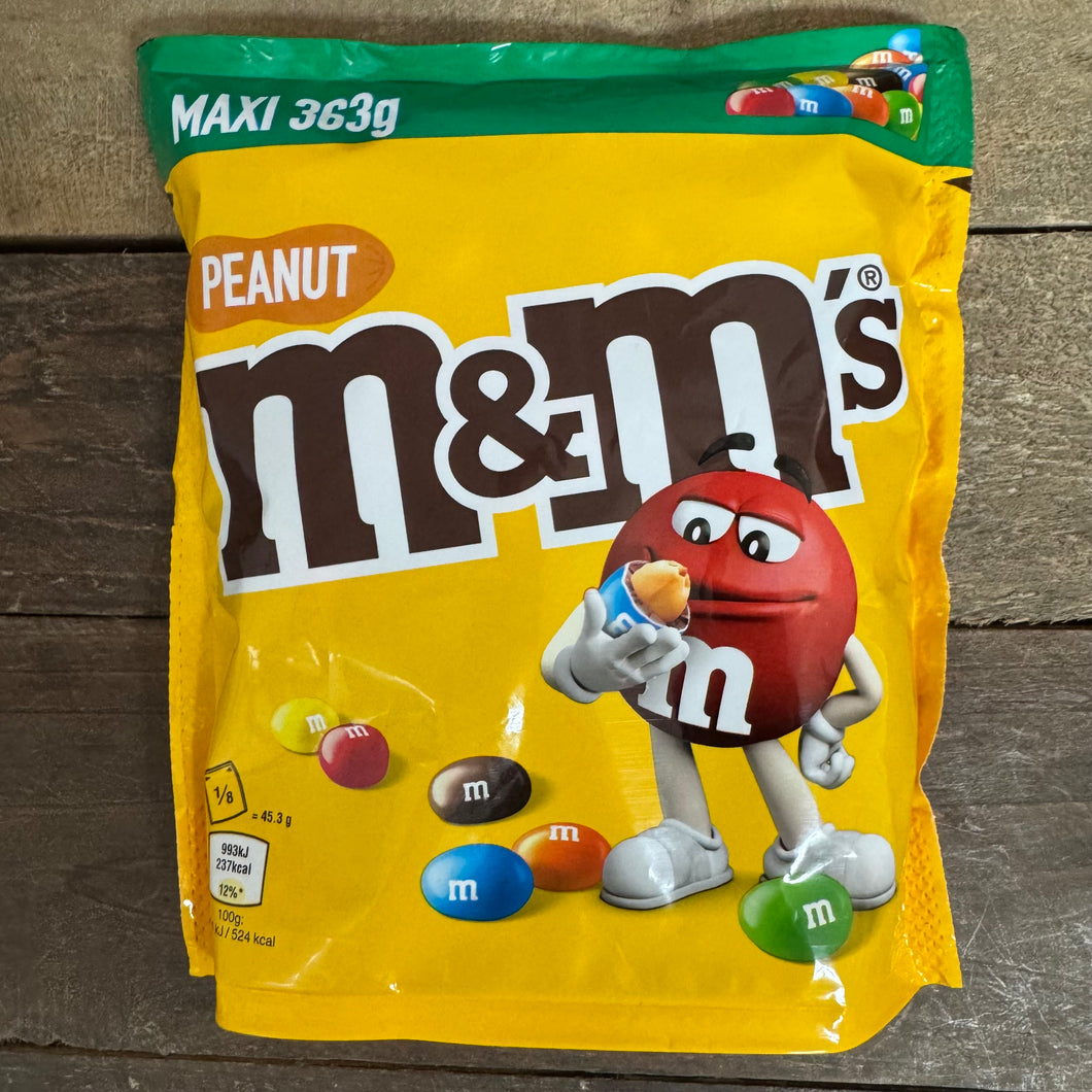 M&M’s 363g M&M's Peanut Maxi Share Bag (1x363g) | Low Price Foods Ltd