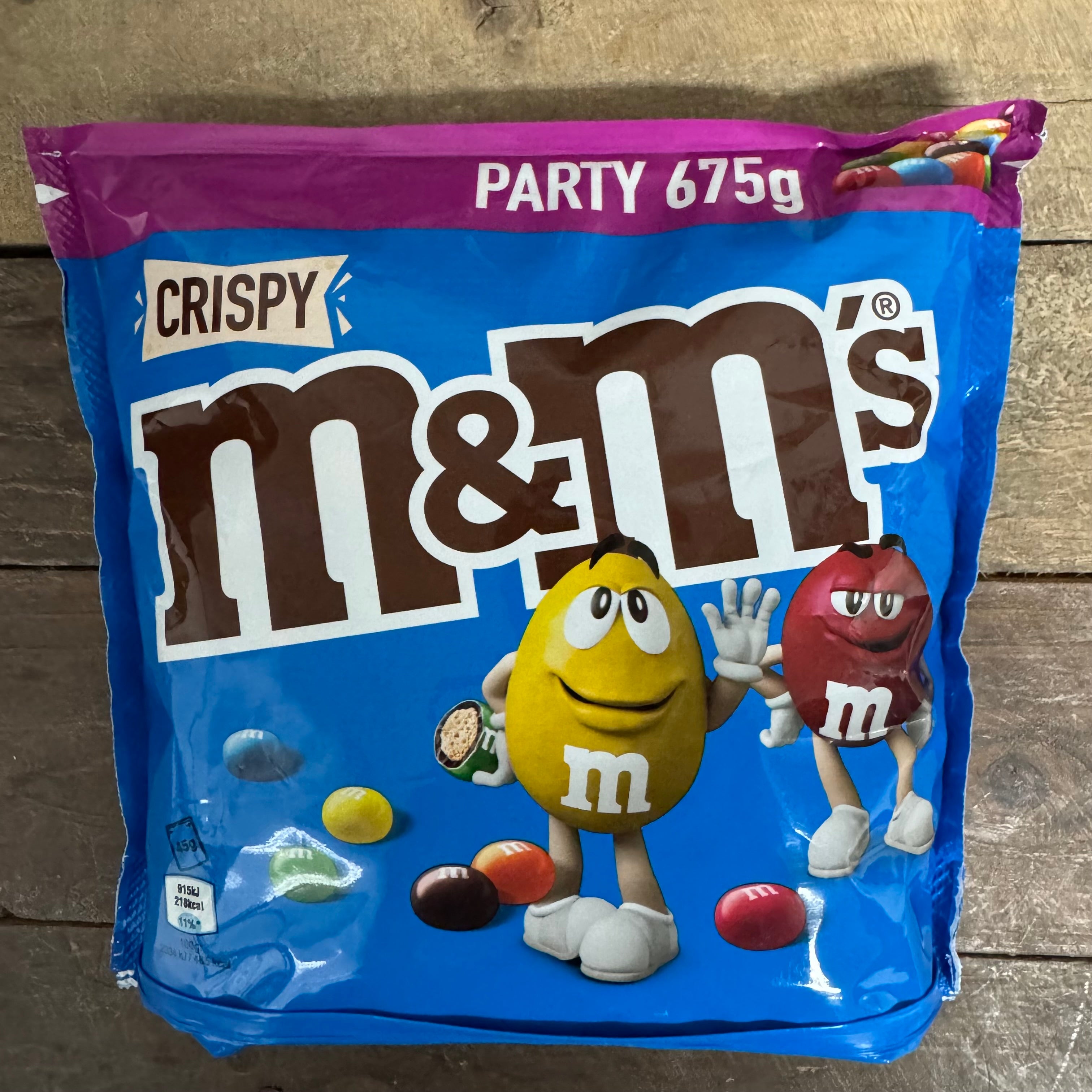 675g M&M's Crispy Milk Chocolate Party Bag (1x675g) | Low Price
