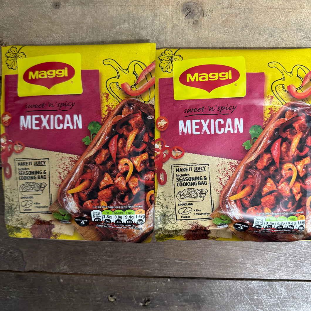 3x Maggi So Juicy Mexican Recipe Mixes (3x38g) Low Price Foods Ltd