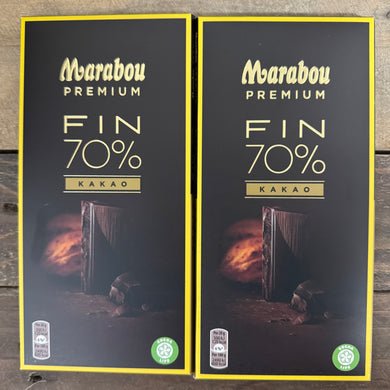 Marabou Premium 70% (Kakao) Dark Chocolate Bar