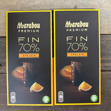 Marabou Premium 70% Orange (Apelsin) Chocolate Bar