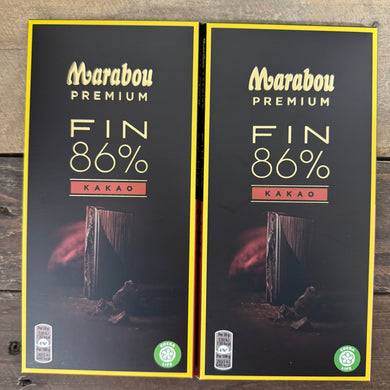 Marabou Premium 86% (Kakao) Dark Chocolate Bar