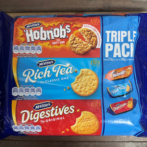 McVitie's Digestives, Rich Tea & Hobnobs Biscuits Triple Pack 815g