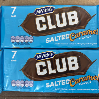 McVitie's Club Salted Caramel Biscuit Bars