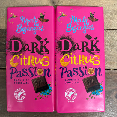 Monty Bojangles Dark Chocolate Citrus Passion Bar