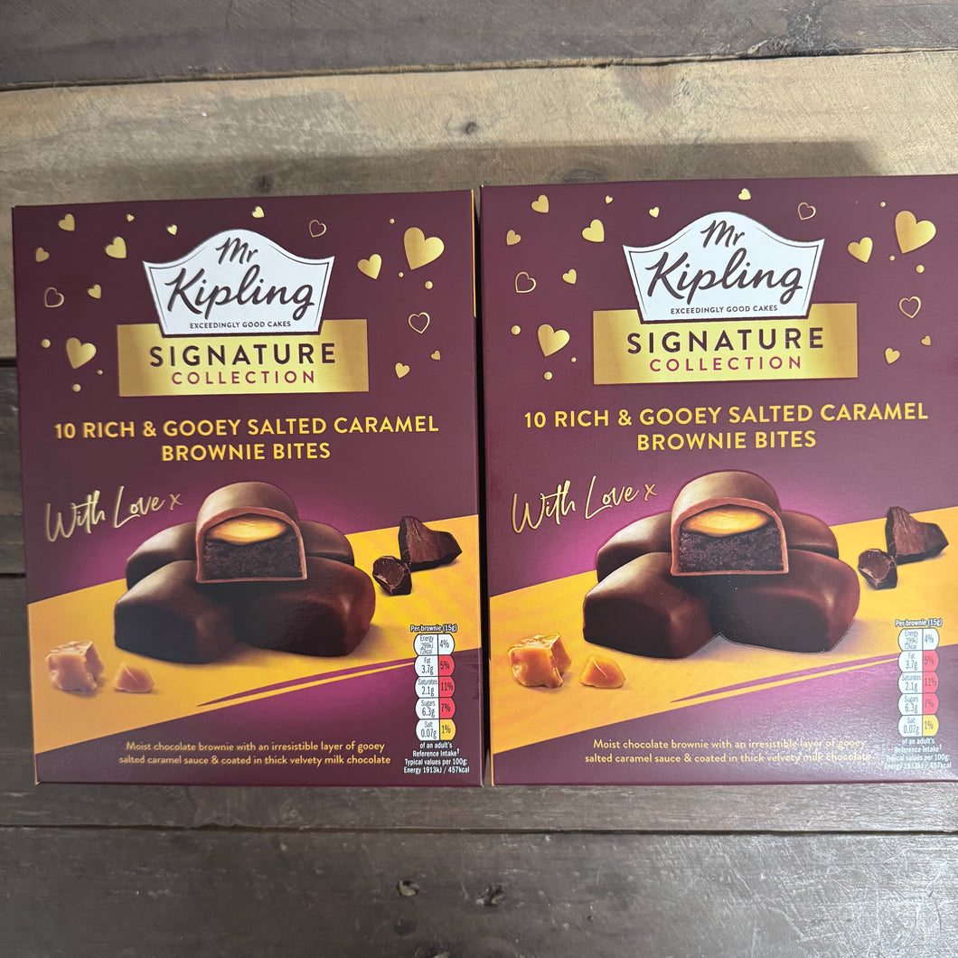 Mr Kipling Gooey Brownie Bites Salted Caramel