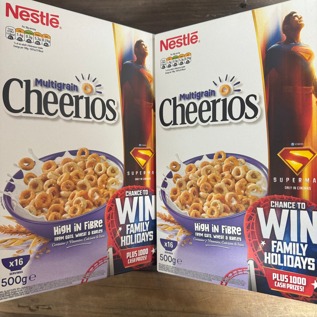 2x Nestle Cheerios Multigrain Cereal Boxes (2x500g) & Low Price Foods Ltd