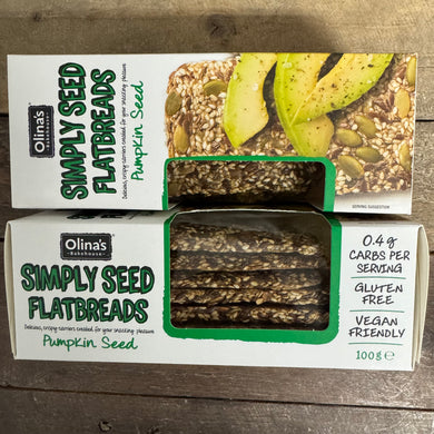 Olina's Bakehouse Pumpkin Seeded Flatbreads