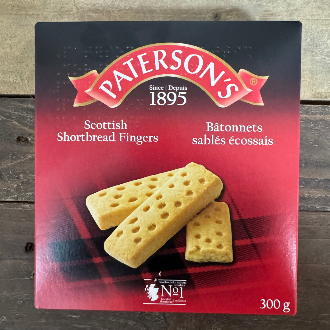 2x Paterson's Scottish Shortbread Fingers Boxes (2x300g) & Low Price ...