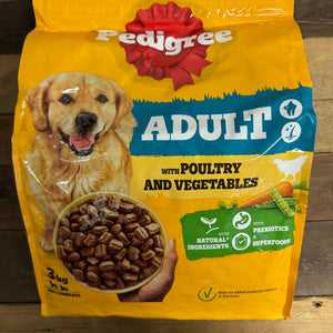 Pedigree Complete Adult Dry Dog Food Poultry & Veg