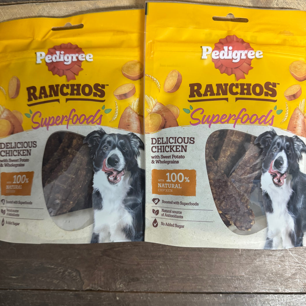 Pedigree Ranchos Superfoods Dog Treats with Chicken