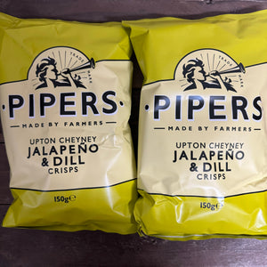 Pipers Upton Cheyney Jalapeño & Dill Crisps