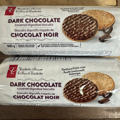 President's Choice Dark Chocolate Digestives