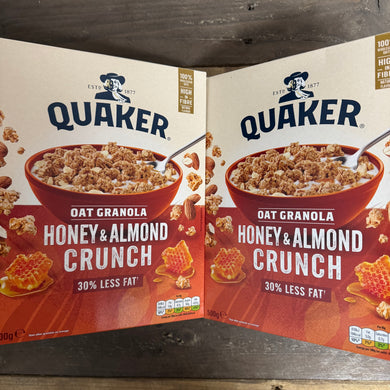 Quaker Oat Granola Honey & Almond Packs