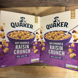 Quaker Oat Granola Raisin Crunch