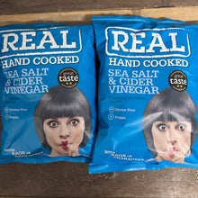REAL Handcooked Sea Salt & Malt Vinegar Crisps