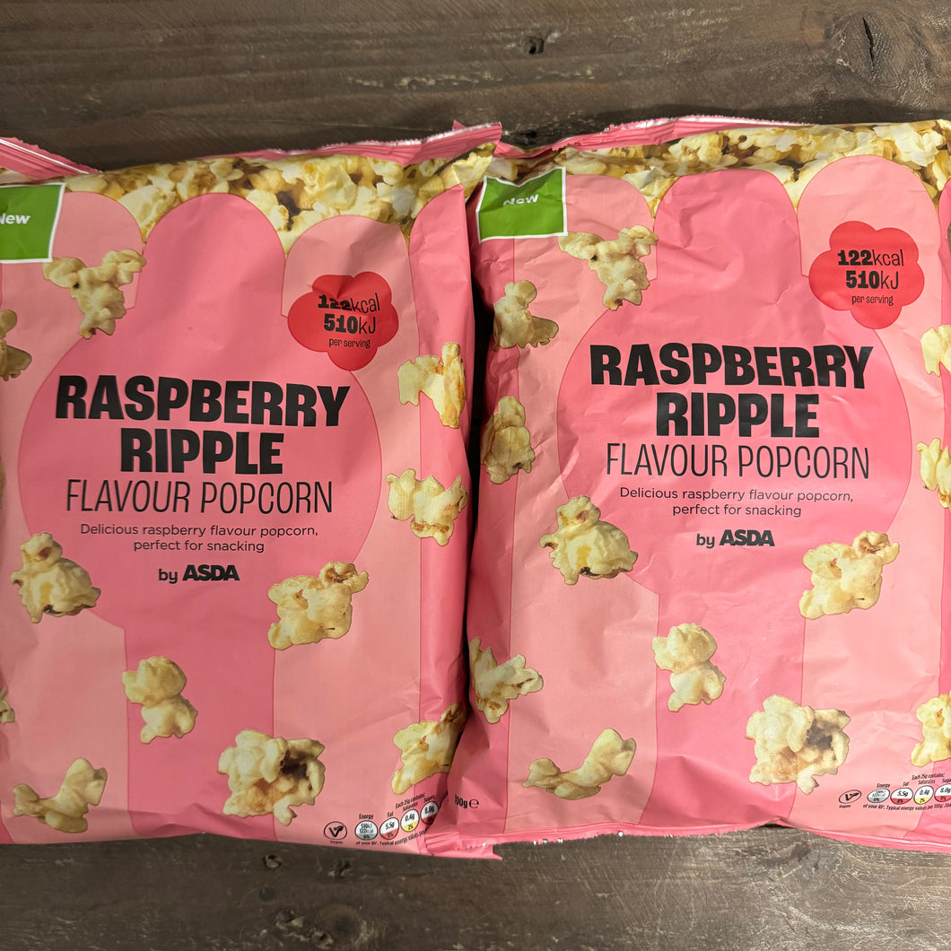 Raspberry Ripple Flavour Popcorn