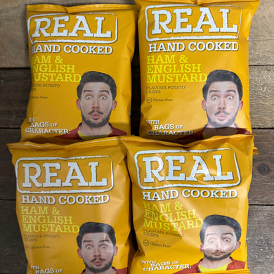 Real Hand Cooked Ham & Mustard Crisps