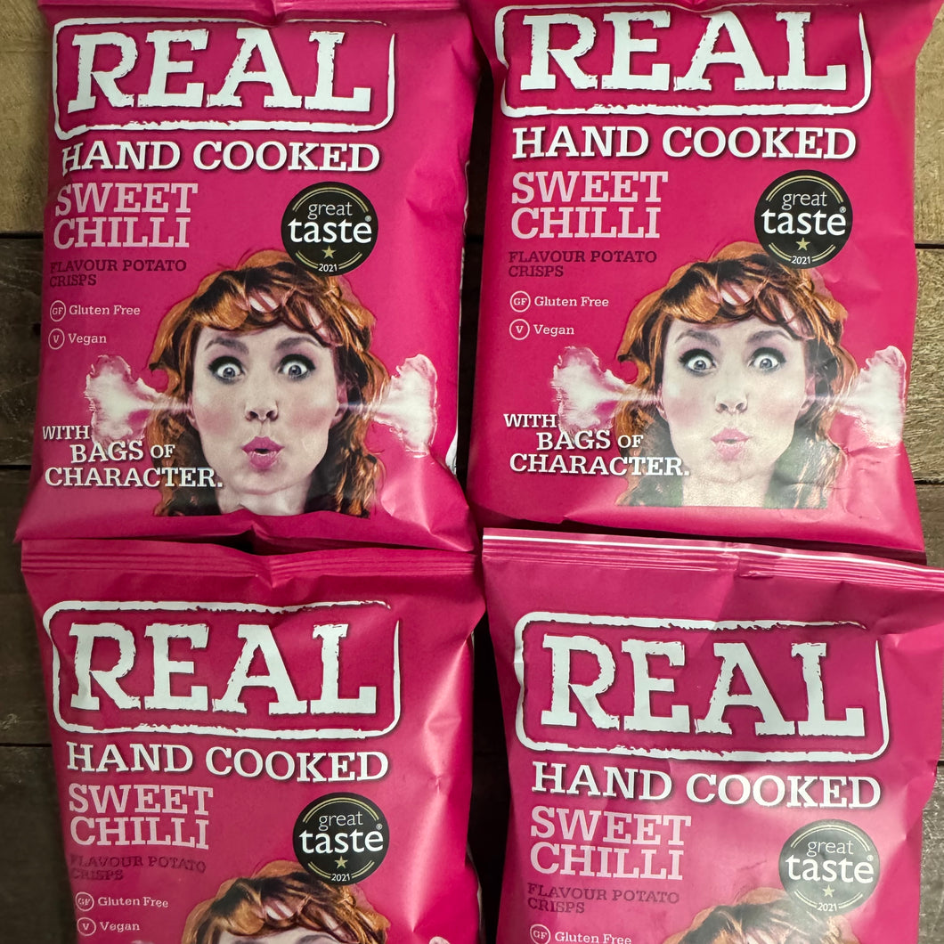 Real Hand Cooked Sweet Chilli Crisps