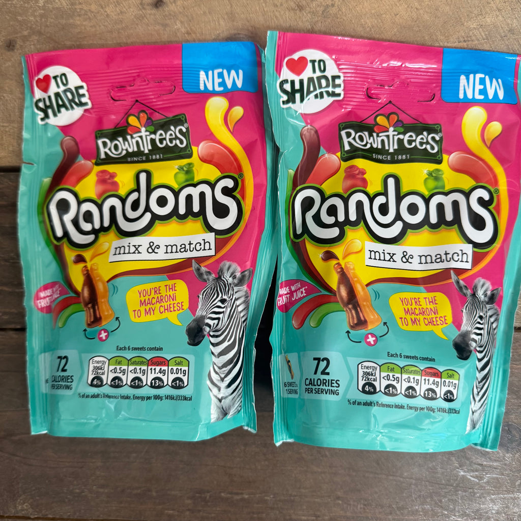 3x Rowntrees Randoms Mix & Match Share Bags (3x130g) & Low Price Foods Ltd