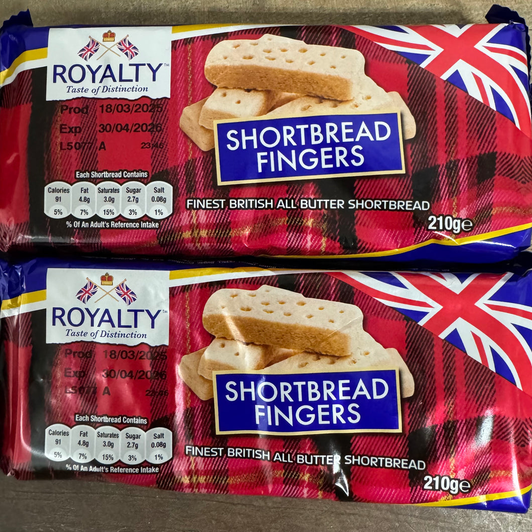 Royalty Shortbread Fingers