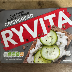 Ryvita Cracked Black Pepper Crispbread