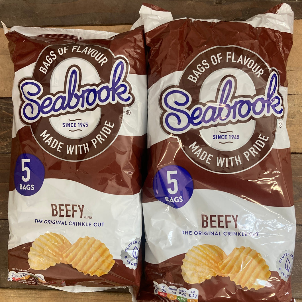 Seabrook Beefy Crinkle Cut Crisps