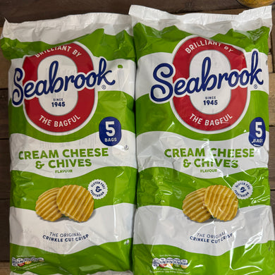 Seabrook Cream Cheese & Chive Crinkle Crisps