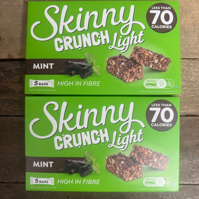 Skinny Crunch Light Mint & Dark Chocolate Bars