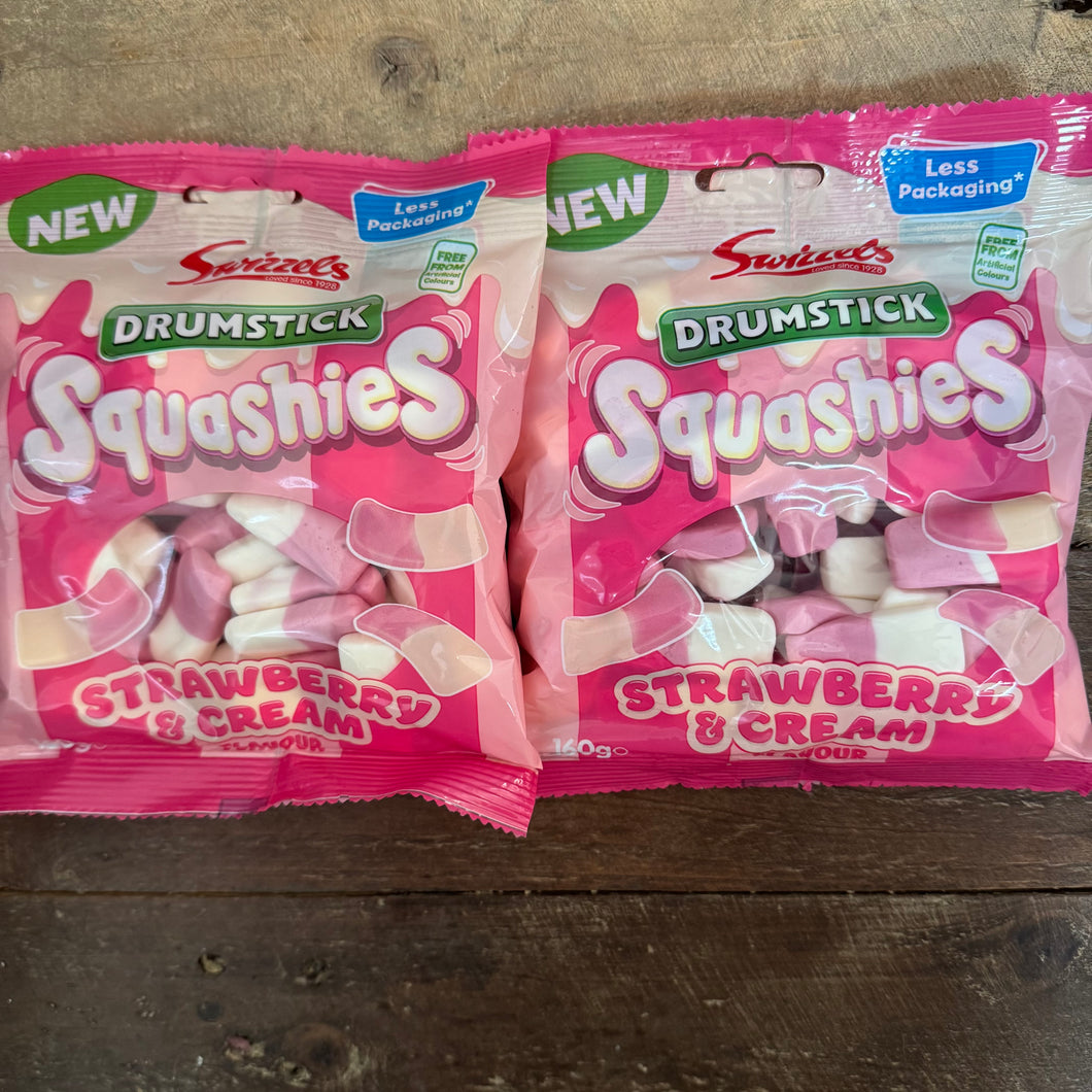 Swizzels Squashies Drumstick Strawberry & Cream