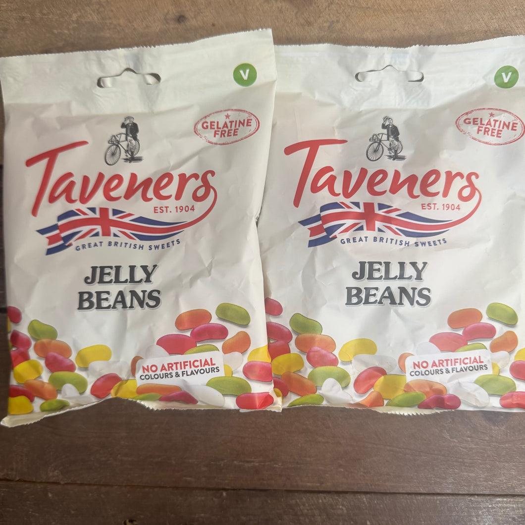 3x Taveners Jelly Beans Bags (3x165g) Low Price Foods Ltd