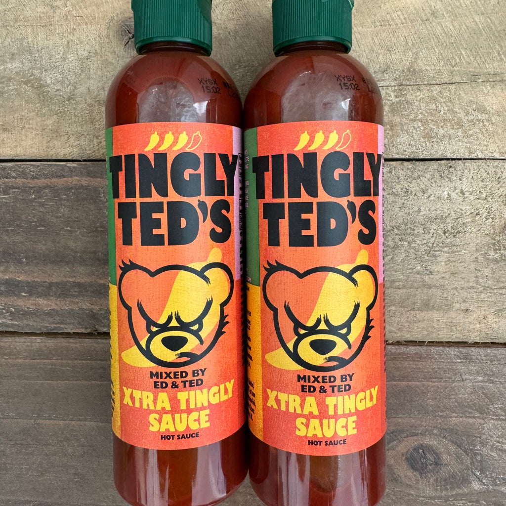 2x Tingly Ted's Xtra Tingly Hot Sauce Bottles (2x265g) & Low Price ...