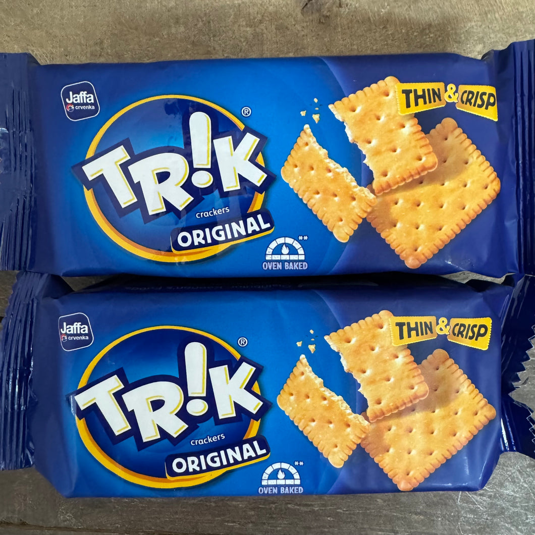 2x Trik Original Salty Crackers Packs (2x110g) & Low Price Foods Ltd