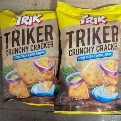 Trik Triker Crunchy Sour Cream & Onion Crackers