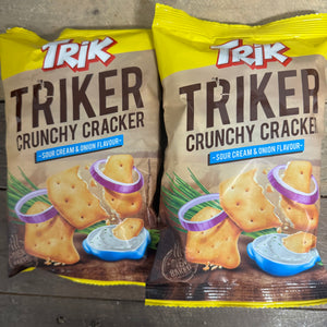 Trik Triker Crunchy Sour Cream & Onion Crackers