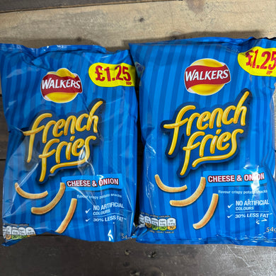 Walkers French Fries Cheese & Onion Snacks