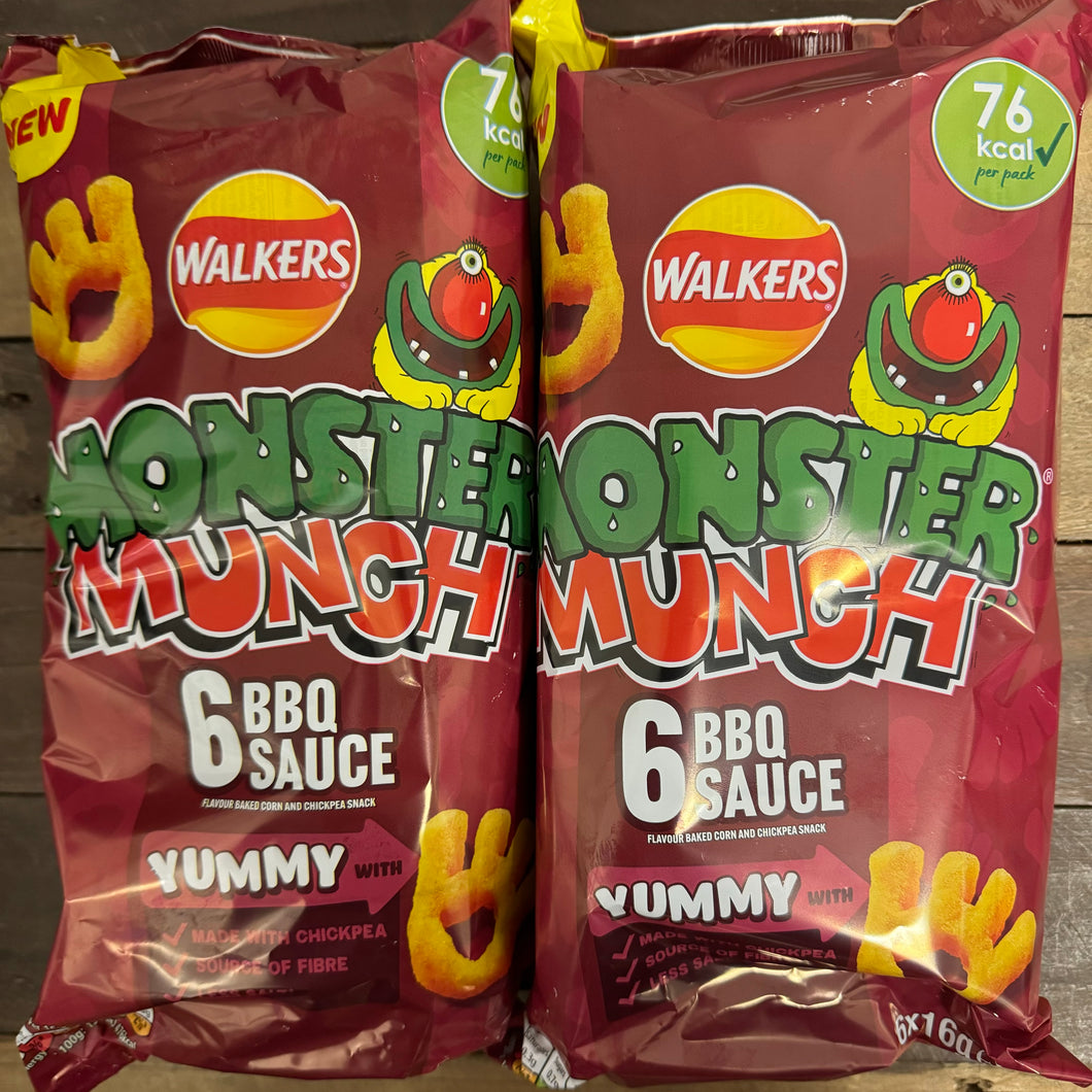 Walkers Monster Munch BBQ Sauce Flavour Crisps