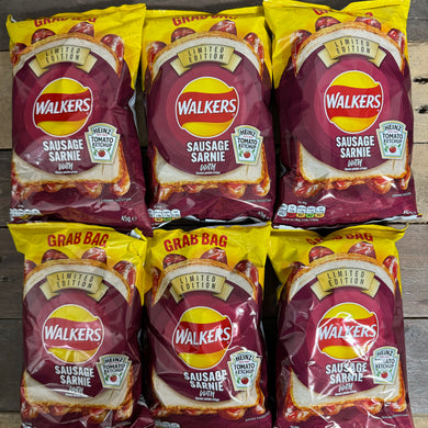 Walkers Sausage Sarnie with Heinz Tomato Ketchup Crisps