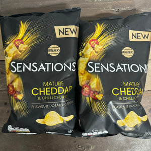 Walkers Sensations Mature Cheddar & Chilli Chutney