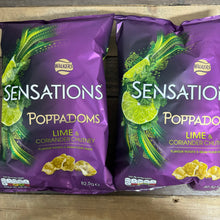 Walkers Sensations Poppadoms Lime & Coriander Chutney
