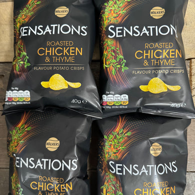 Walkers Sensations Roasted Chicken & Thyme Crisps