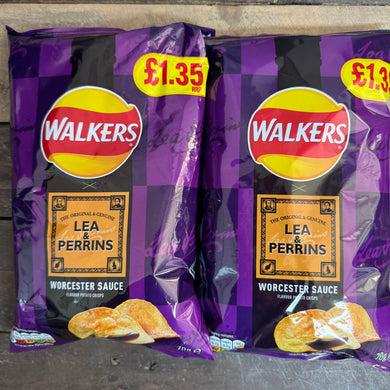 Walkers Worcester Sauce Lea & Perrins Crisps