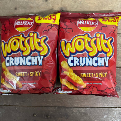 Walkers Wotsits Crunchy Sweet & Spicy Crisps
