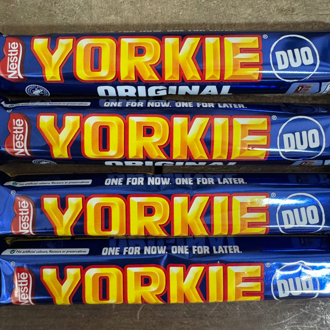 6x Yorkie Duo Original Milk Chocolate Bars (6x72g) & Low Price Foods Ltd