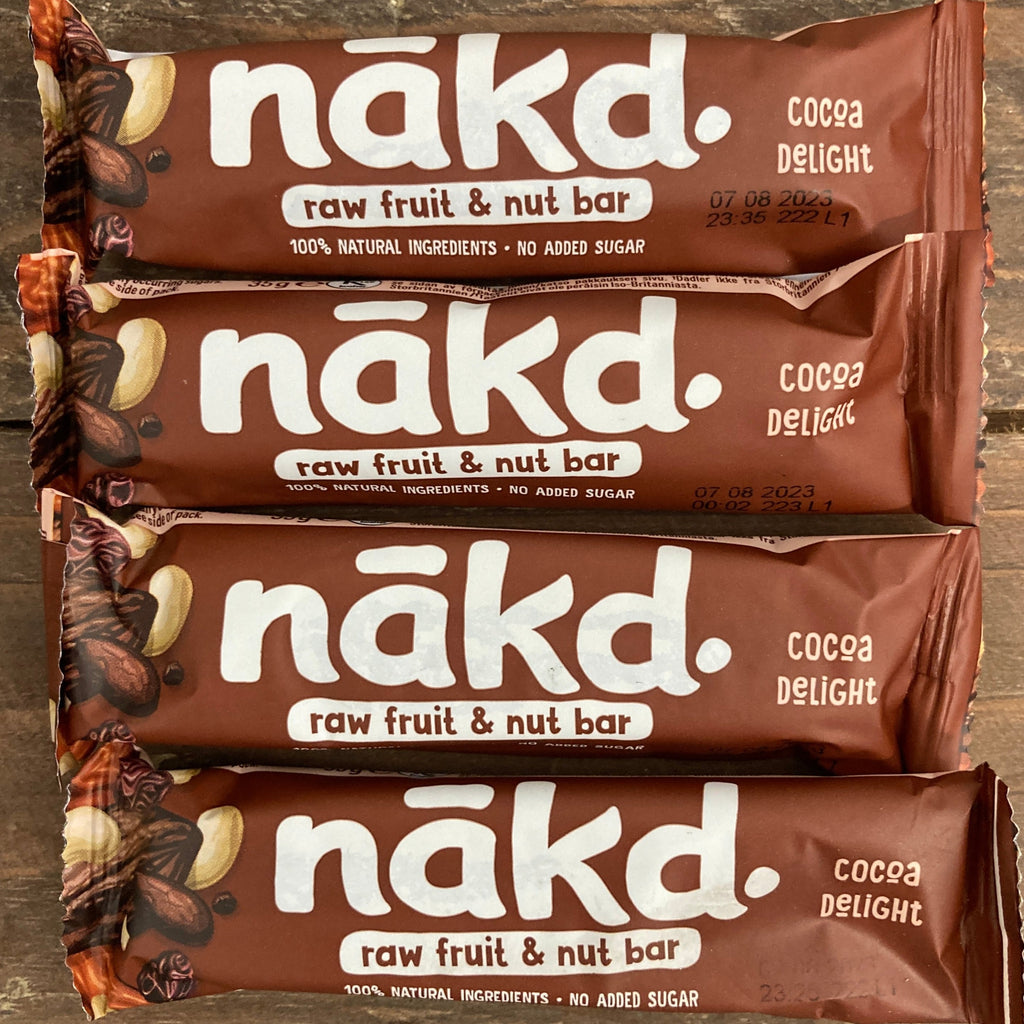 12x Nakd Cocoa Delight Fruit & Nut Bar (12x35g) & Low Price Foods Ltd